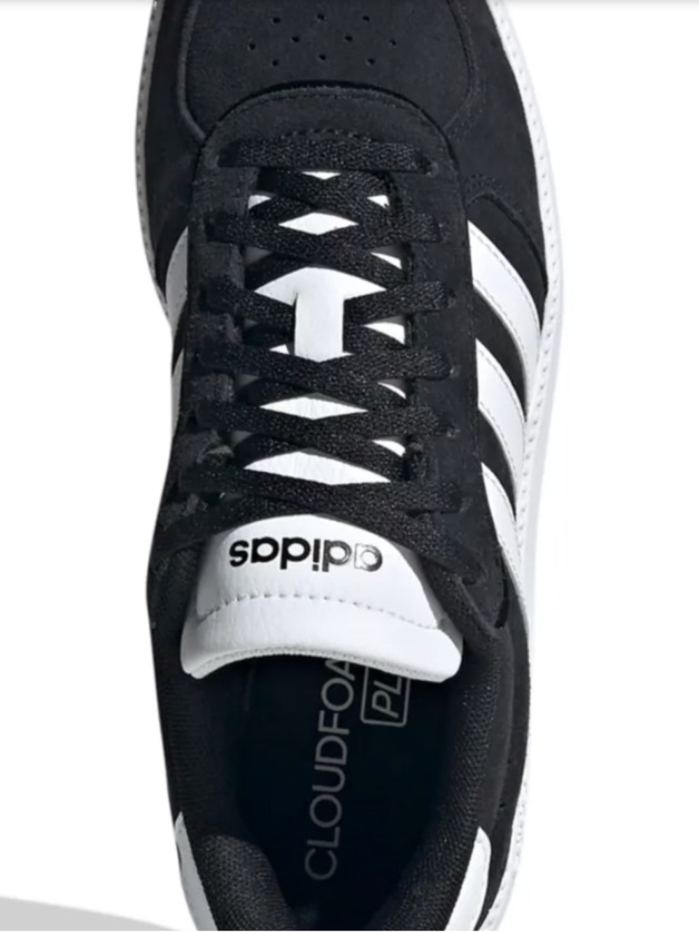 adidas Breaknet Sleek Shoe Box in Black and White